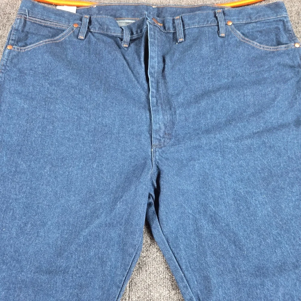 Wrangler Men's Cowboy Cut Original Fit Jeans Fits Over Boots 48 x 34 13 MWZ NEW
